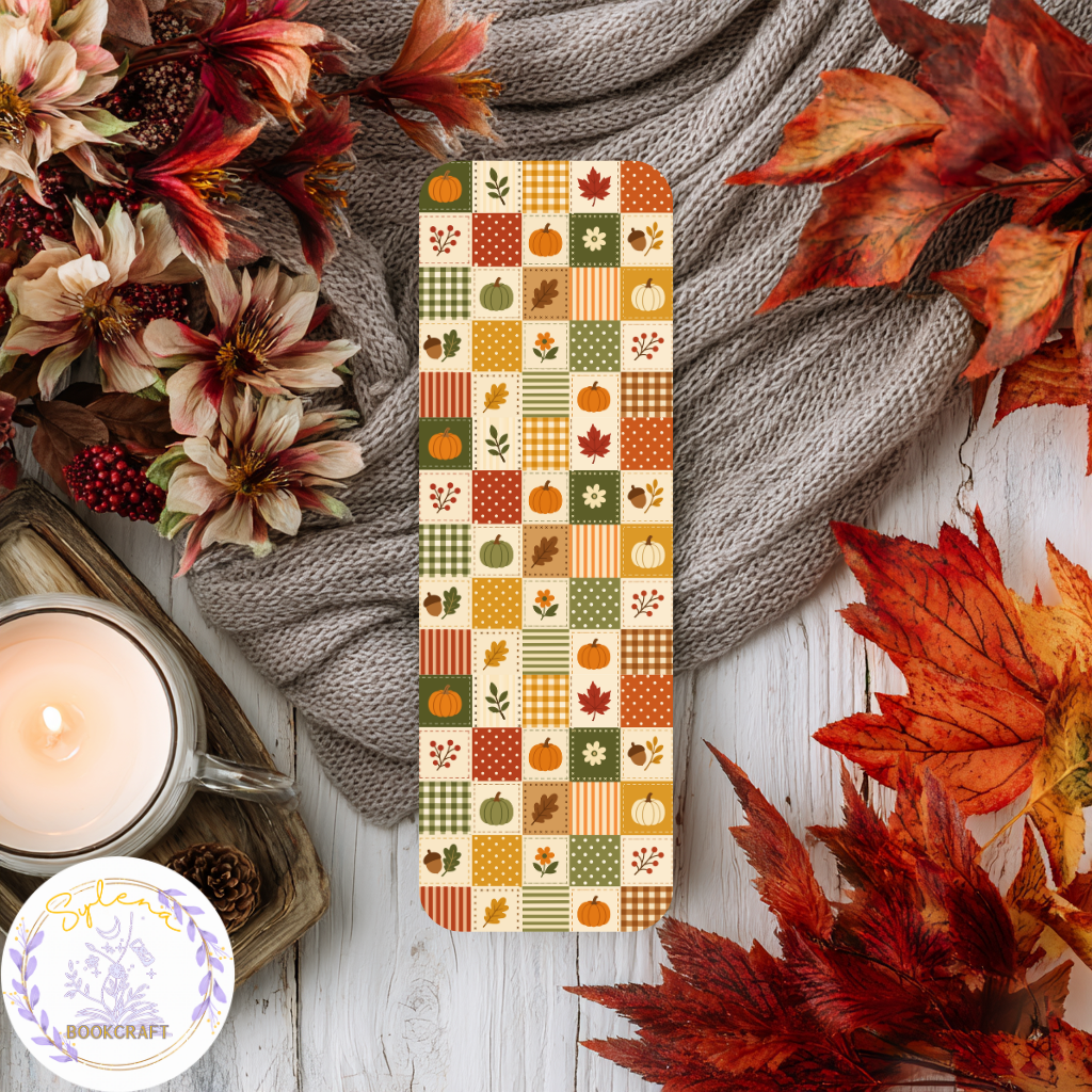 Fall Patchwork Bookmark