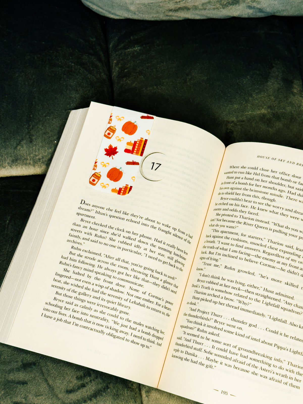 Fall Reader Magnetic Bookmark