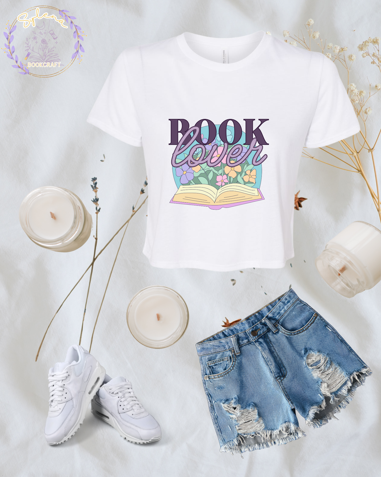 Book Lover Crop Top