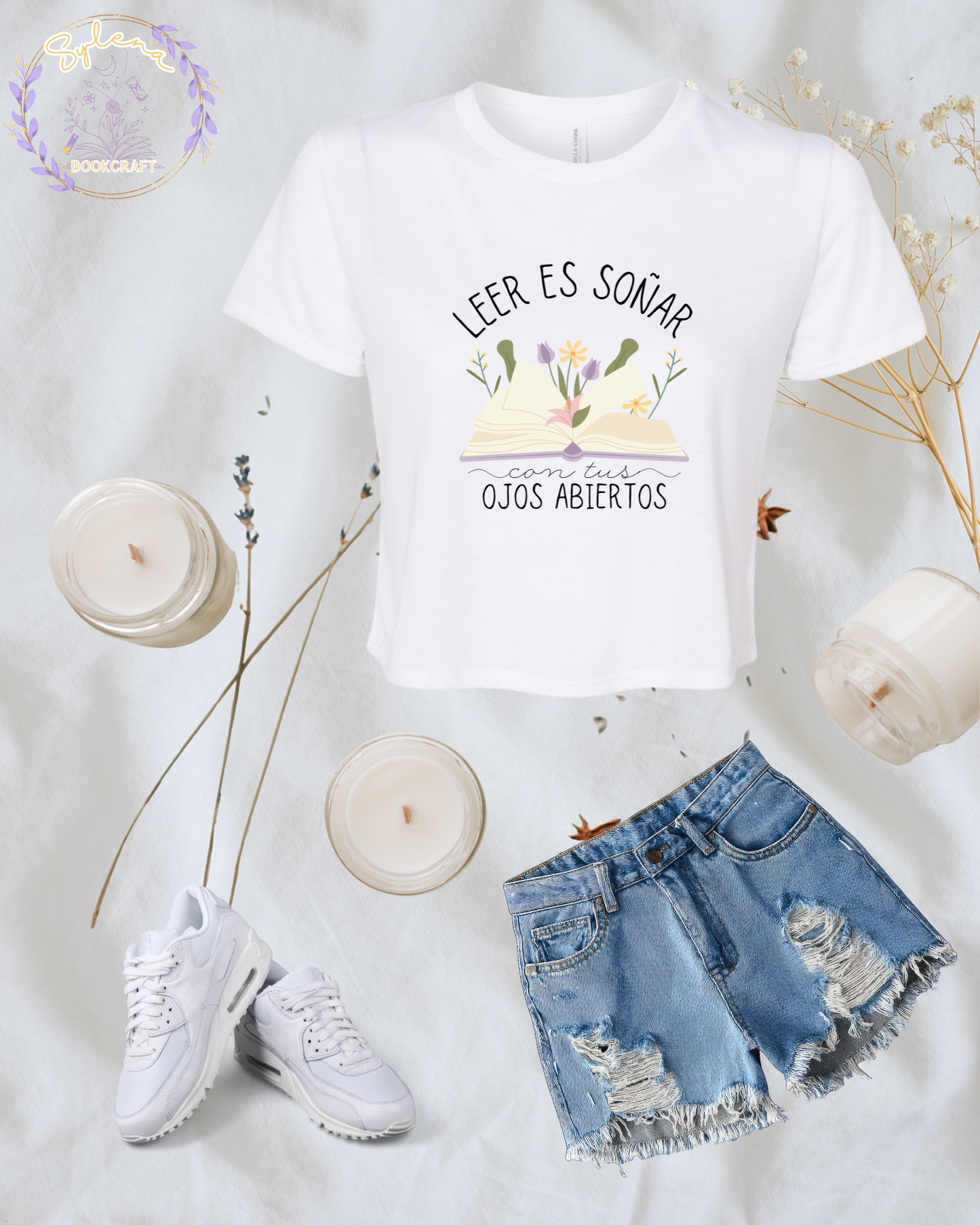 Leer es soñar con tus ojos abiertos Crop Top