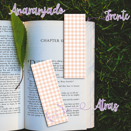 Spring Gingham Bookmarks