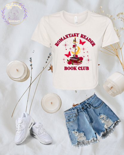Romantasy Reader Book Club Crop Top