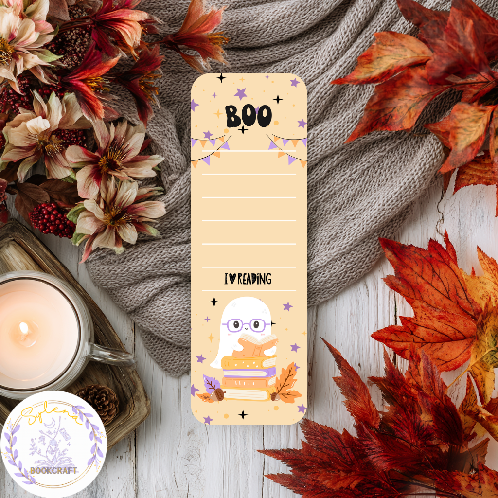 Pastel Boo Bookmark