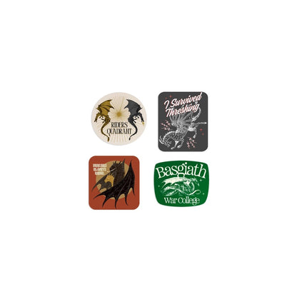Pegatinas Rebecca Yarros Dragon Rider (Juego de 4)