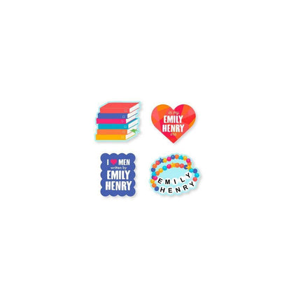 Pegatinas de Emily Henry de Out Of Print Clothing - Juego de 4