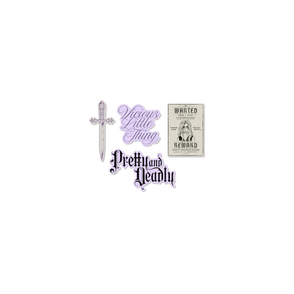 Pegatinas de Lauren Roberts  Powerless Stickers Set de 4