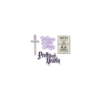 Pegatinas de Lauren Roberts  Powerless Stickers Set de 4