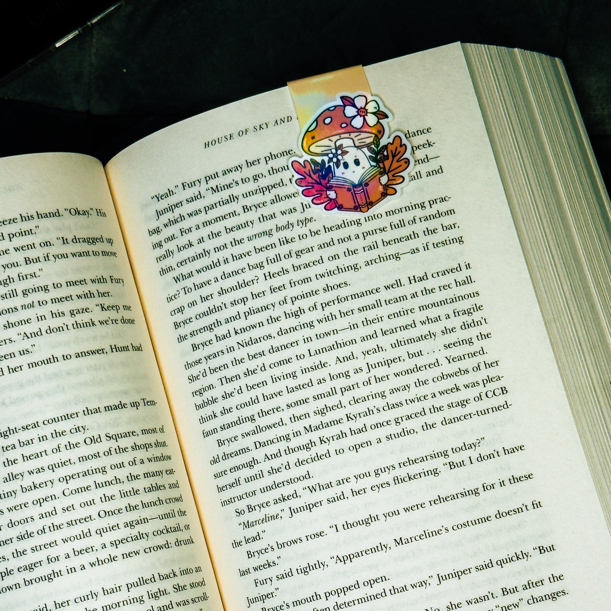 Mushroom Boo Magnetic Bookmark