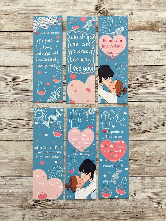 Marcapáginas Love Hypothesis de Ali Hazelwood