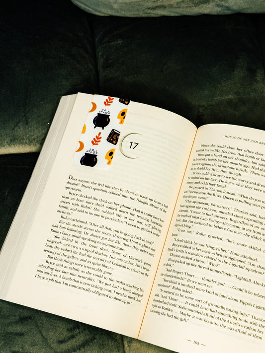 Witchy Pages Magnetic Bookmark