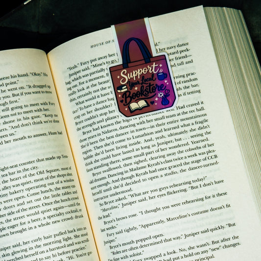 Local Bookstore Magnetic Bookmark