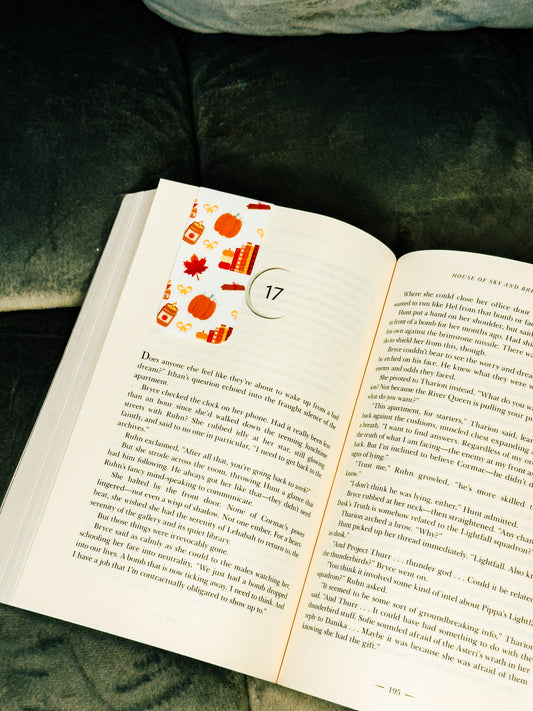 Fall Reader Magnetic Bookmark