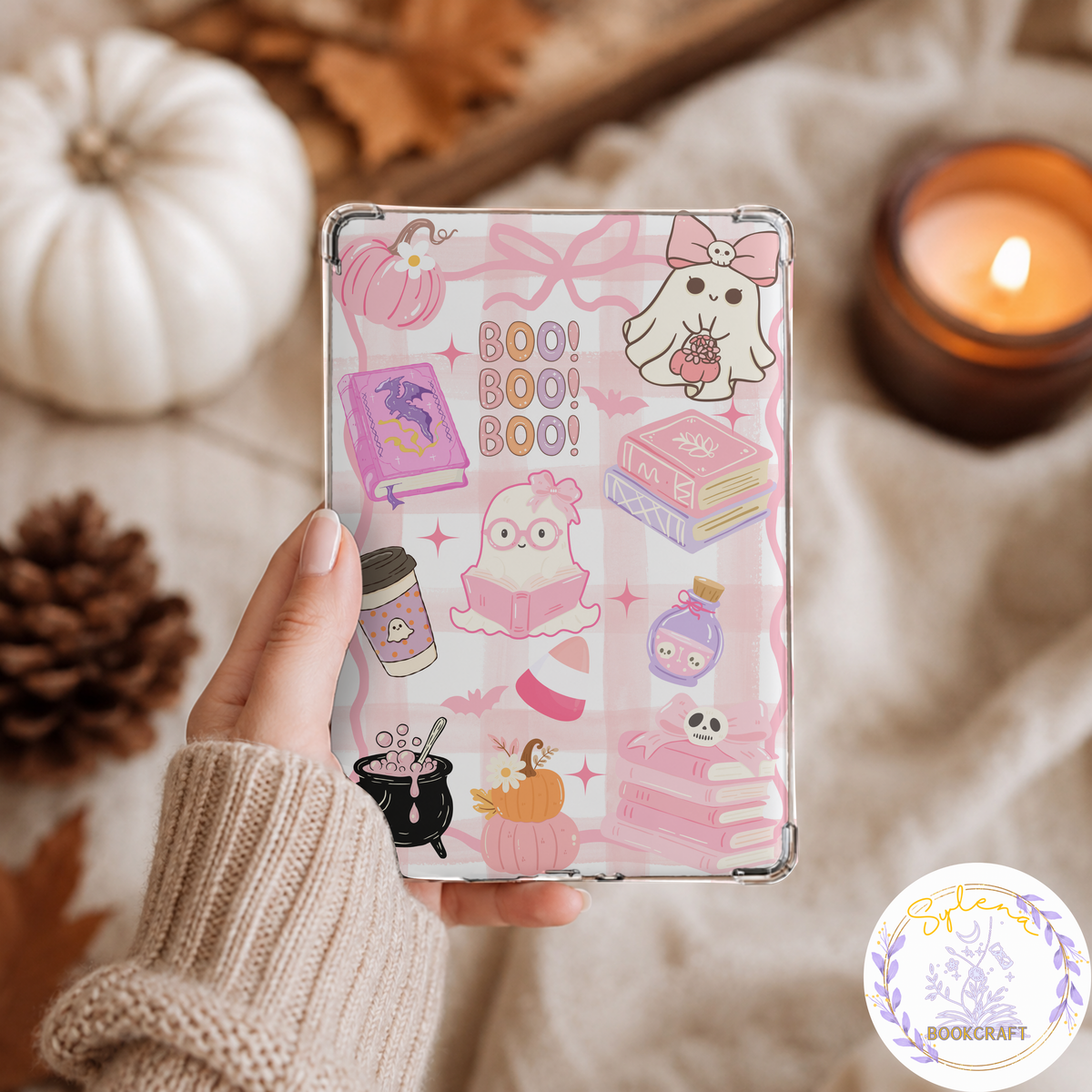 Kindle Insert – Pink Spooky