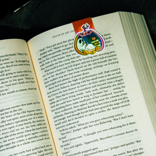 Boo Pumpkin Magnetic Bookmark