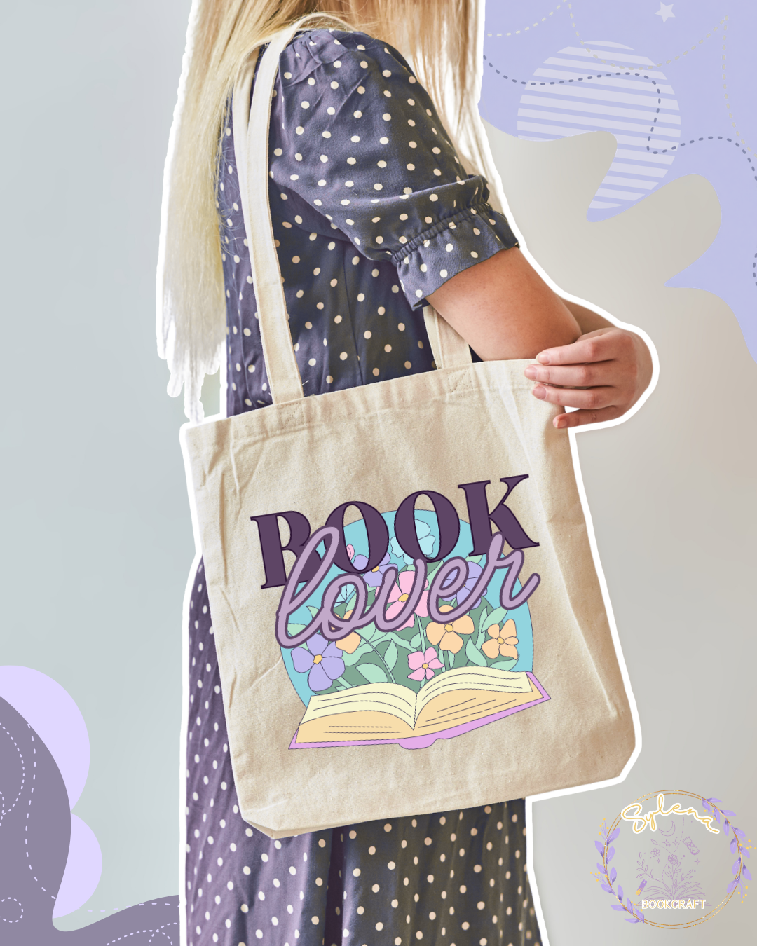 Book Lover Tote Bag