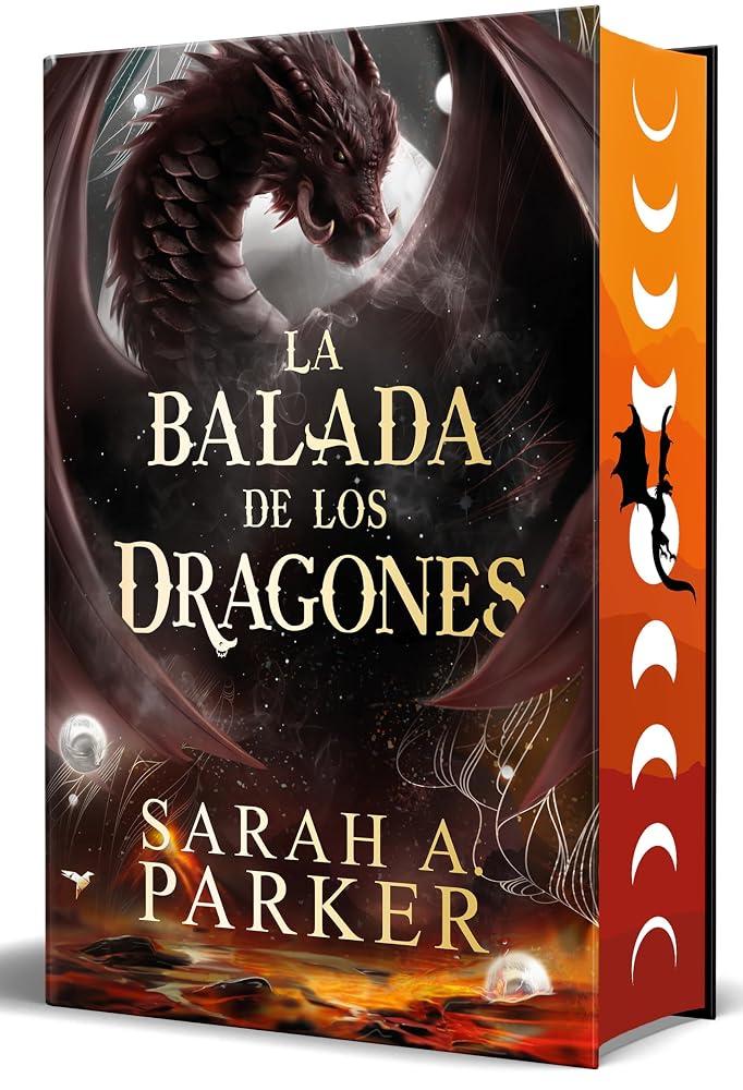 La balada de los dragones (cantos pintados) / The Ballad of Falling Dragons (Sprayed Edges) (La Caída Lunar) (Spanish Edition) cover image
