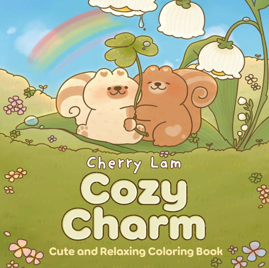Cozy Charm: Cute and Relaxing Coloring Book cover image