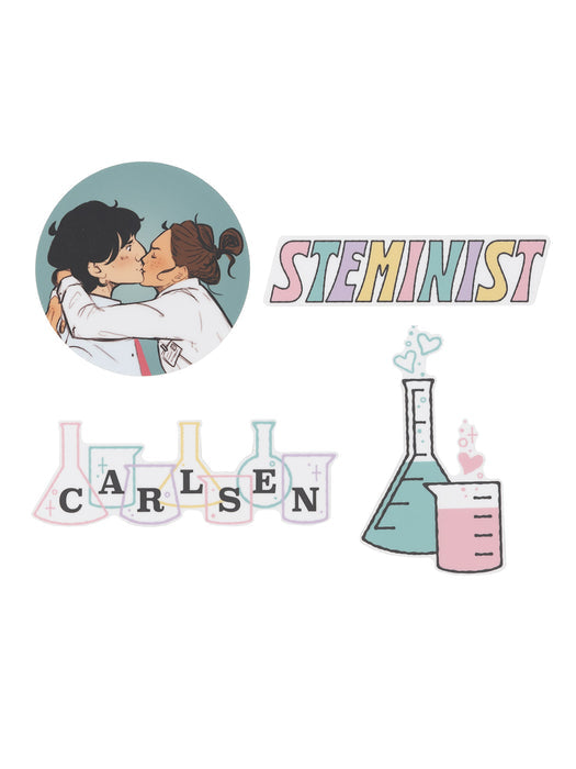 Pegatinas de Ali Hazelwood Love Hypothesis  Juego de 4