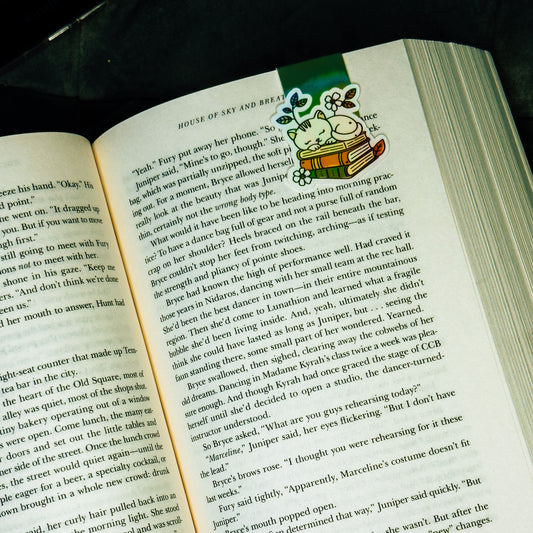 Bookish Kitty Magnetic Bookmark