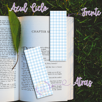 Spring Gingham Bookmarks