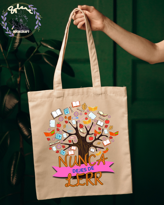 Nunca dejes de Leer Tote Bag