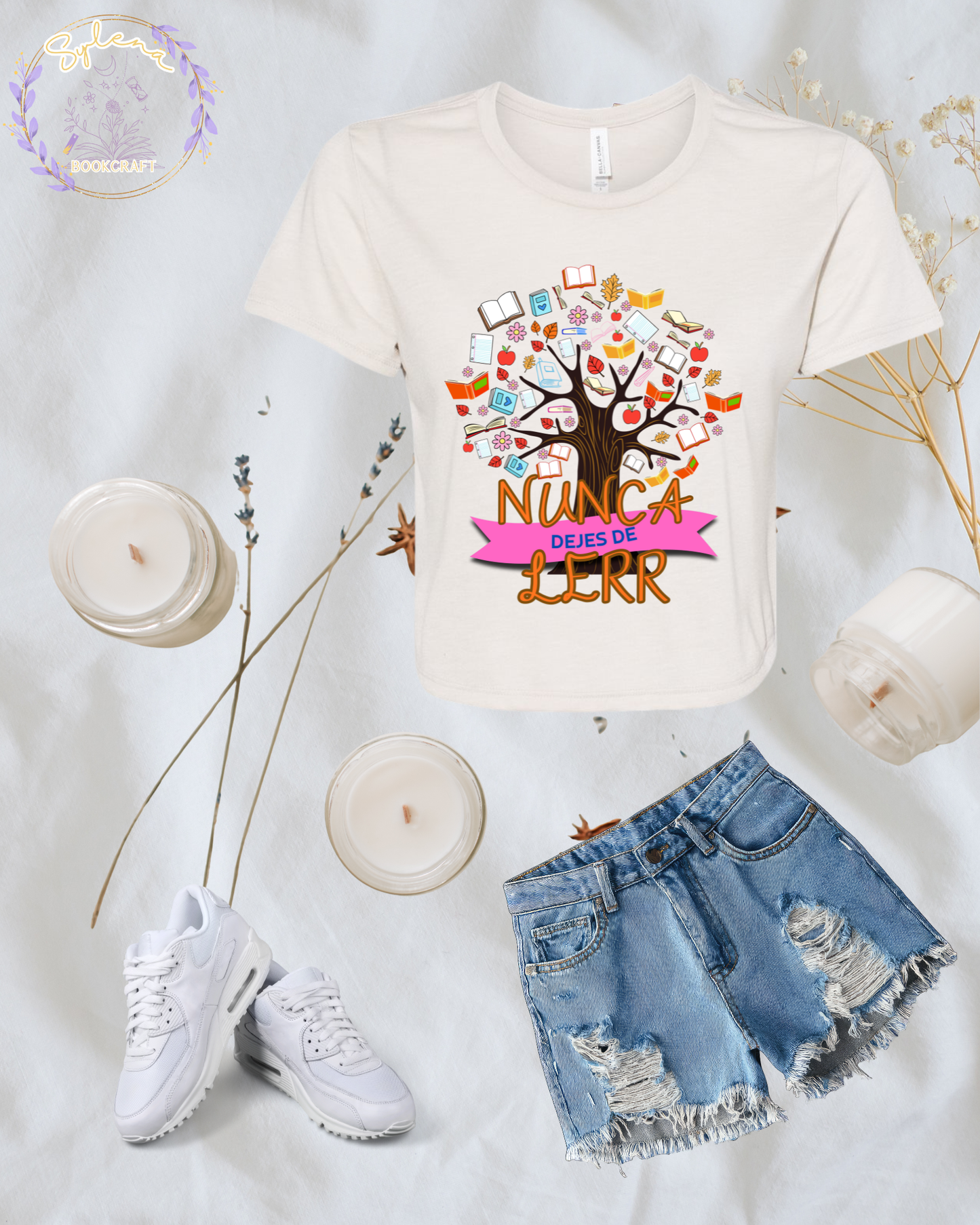 Nunca dejes de Leer Crop Top