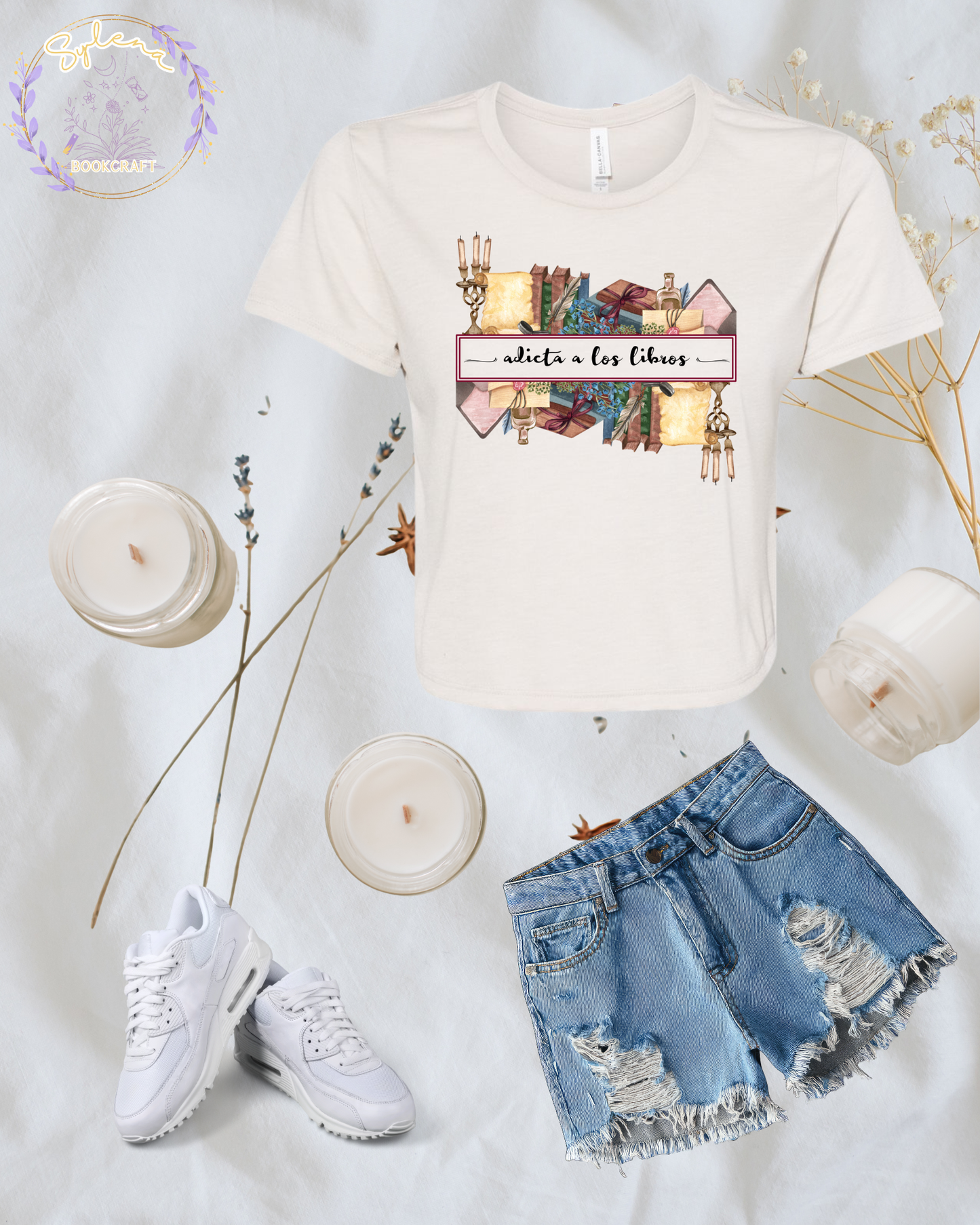 Adicta a los Libros Crop Top