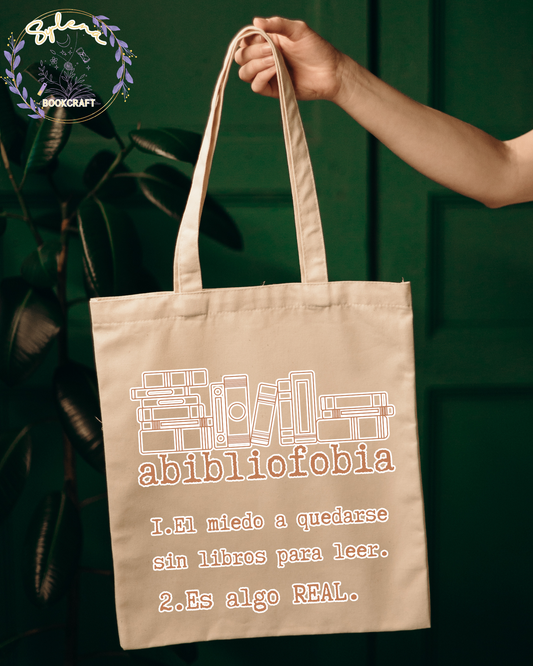 Abibliofobia Tote Bag