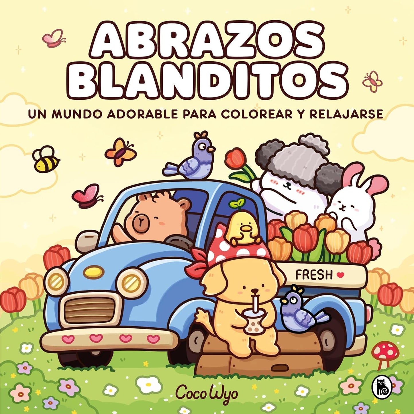 Abrazos blanditos. Un mundo cozy y adorable para colorear y relajarse ideal para niños y adultos (Spanish Edition)