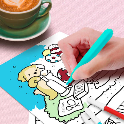 Abrazos blanditos. Un mundo cozy y adorable para colorear y relajarse ideal para niños y adultos (Spanish Edition)