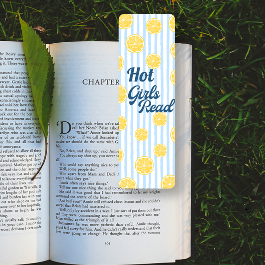 Hot Girls Read Summer Bookmark