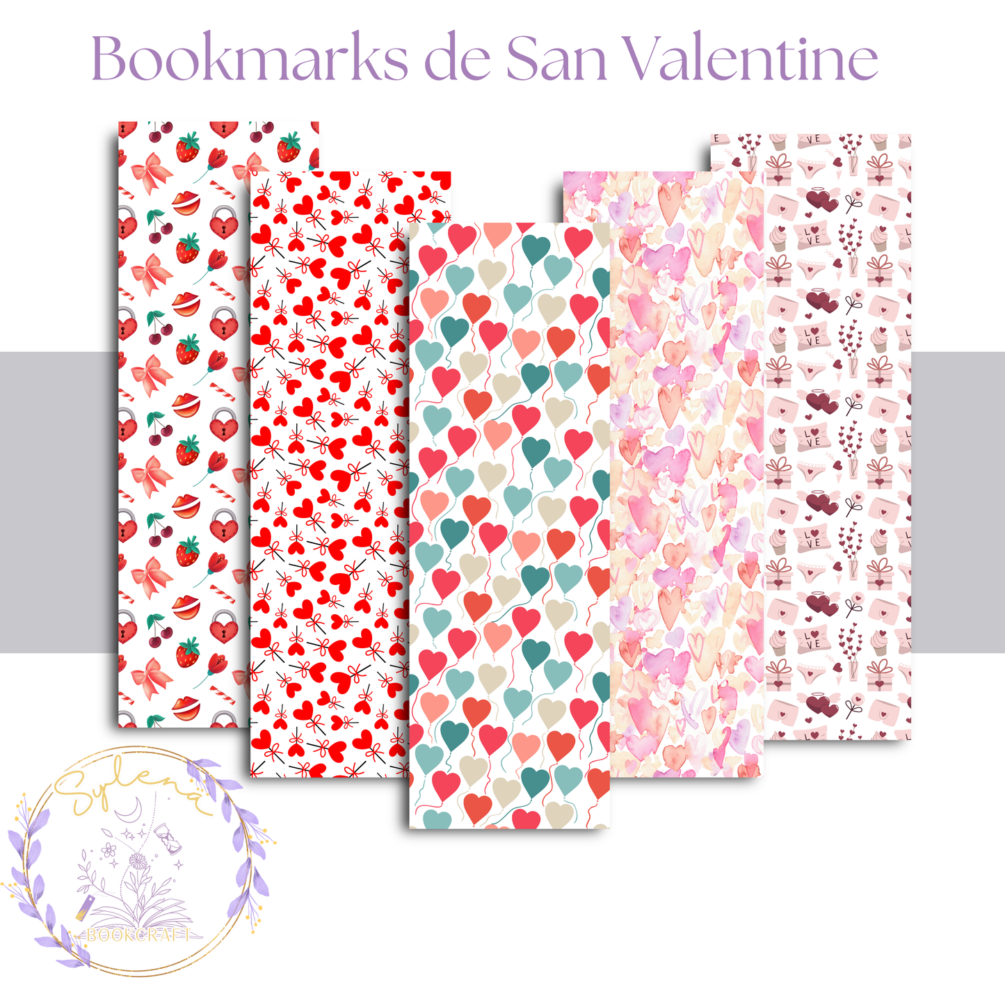 Bookmarks de San Valentín