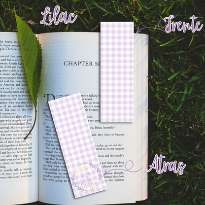 Spring Gingham Bookmarks