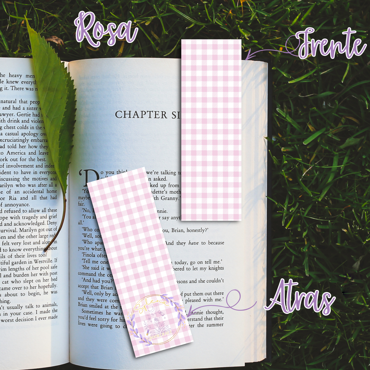 Spring Gingham Bookmarks