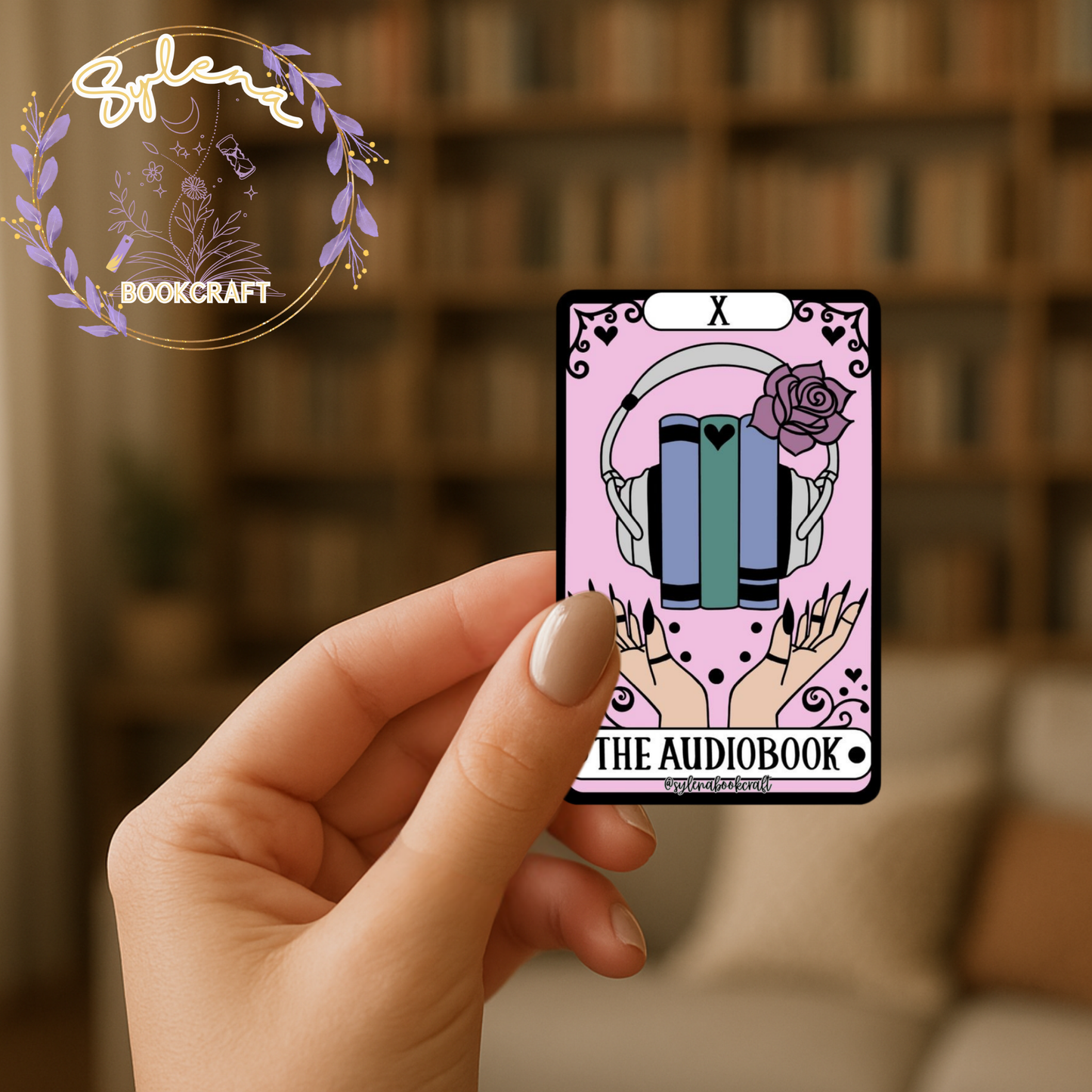 The audiobook card
